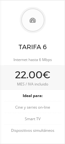 Internet por 22 euros